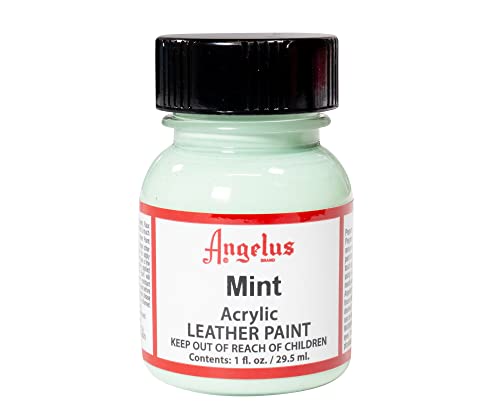 Angelus Acrylic Leather Paint Mint Green 1oz