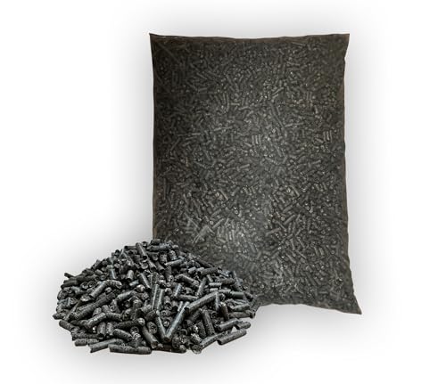 PINI Pellets de coque de tournesol 15 kg Diamètre 8 mm Granulés de chauffage Litière (Alternative aux granulés de bois)