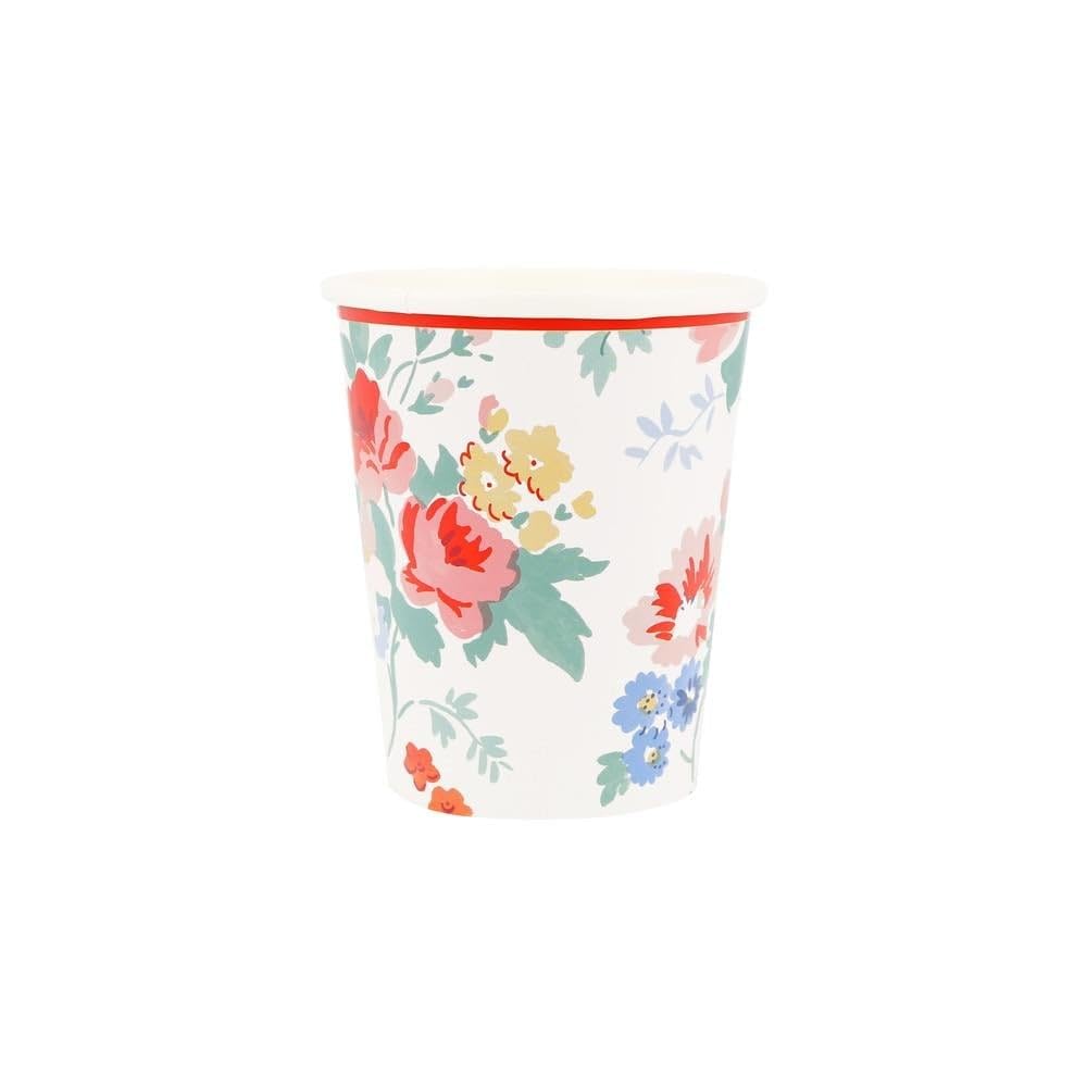 Meri Meri - Vintage Floral Bardaklar - 8 Adet