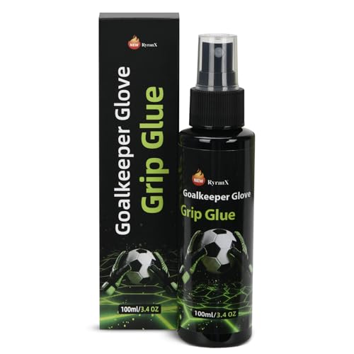 RyranX Goalkeeper Glove Grip Spray, 100ml, Professional Soccer Training Equipment for Goalie Gloves...