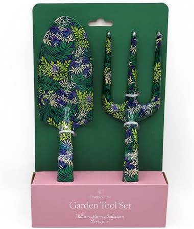 William Morris Larkspur Fork & Trowel Garden Tool Set