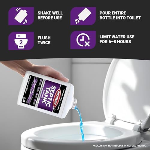 image for Roebic K-37-Q Septic Tank Treatment: Removes Clogs, Environmentally Fr