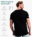 Merino Wool T-Shirt Mens - Merino Wool Undershirt Thermal Shirt for Men and Hiking Socks (Small, Black Ink)