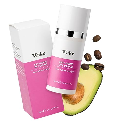 Wake Skincare Anti-Aging Eye Cream, Еye Cream for Dark Circles and Puffy Eyes 30ml, Under Eye Cream