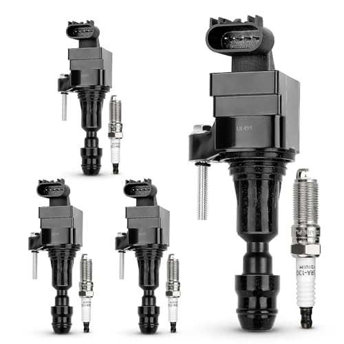 Image of UF491 Ignition Coil & XP5263 Double Iridium Spark Plug for Chevy Equinox | Malibu Cobalt HHR Orlando /GMC Terrain /Pontiac G6 G5 /Buick Lacrosses Regal Verano /Saturn Replaces#UF645 D522C C1552 12638824