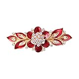 Elegantes mujeres horquilla de diamantes de imitacion de pelo de flores peine clip brillante boda nupcial accesorios de pelo