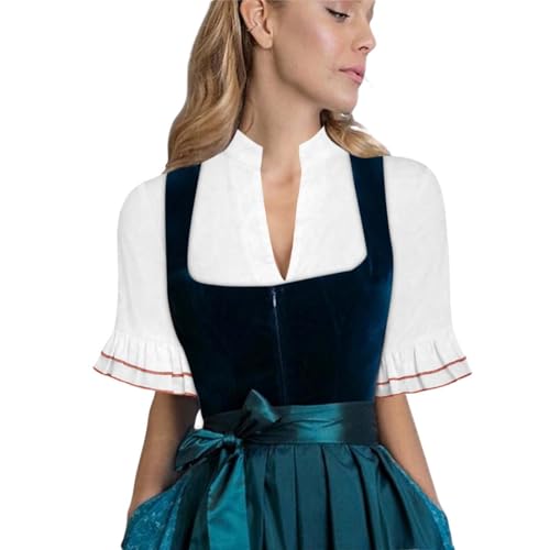 Ropa Oktoberfest sin complejos: top tradicional bávaro cómodo en talla grande mujer