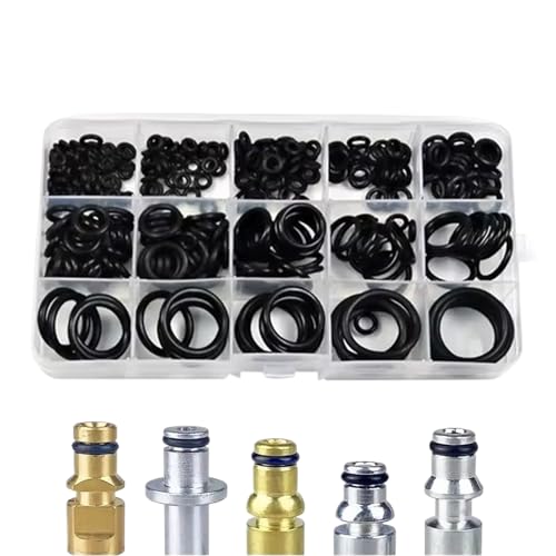 Juntas Tóricas - Anillos De Goma | Sellos De Caucho Duraderos | Kit De Reparación Multifuncional | Herramientas De Uso Doméstico E Industrial, Juego De Sellos Para Reparaciones Automotrices