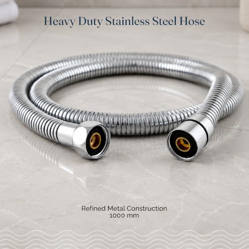 Image of JAL Stainless Steel Jet Spray Pipe for Toilet | Health Faucet Hose 1m