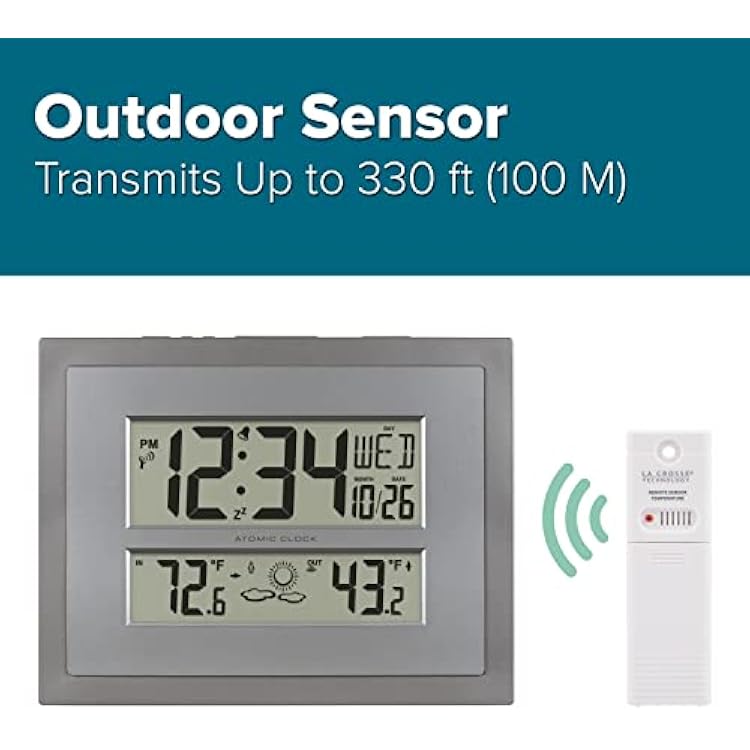 La Crosse Technology Atomic Wall/Table Clock (512-85937)