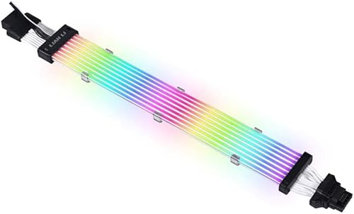 Lian Li Strimer Plus V2 12+4 pines (12VHPWR) 8 guía de luz, PW16-8PV2 negro