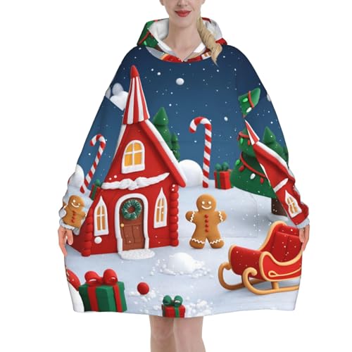 Couverture surdimensionnée à capuche pour des nuits douillettes et soirées d'hiver au chaud