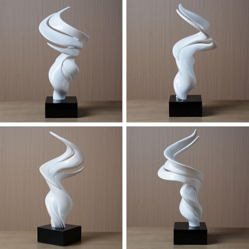 Escultura moderna para decoración de mesa de resina 16 pulgadas miniatura 2