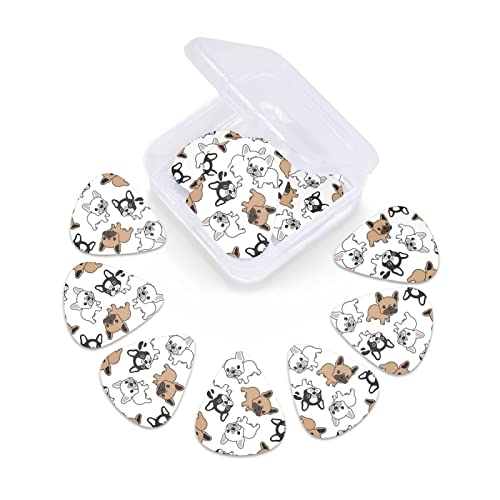 Pack de 12 médiators bouledogue français pour guitare électrique guitare acoustique guitares diverses - Les Beatles, Paul McCartney, John Lennon, RIngo Starr, George Harrison Pack de 12 médiators bouledogue français pour guitare électrique guitare acoustique guitares diverses – Image 6