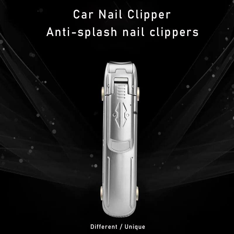 Image of Ritmo Nail Cutter for Men Toe Nail Cutter for Thick Nails Cutting Clipper Trimmer for Women Wide Opening Sharp Saw Stainless Steel Large Nail Clipper Curved Blade Silver Black (SILVER)