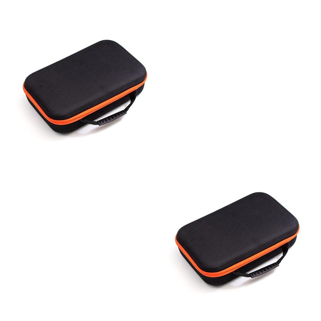 lmoikesz 2 Set of Tools Bag Oxford Cloth EVA Shock-proof Empty Storage Organizer Zipper Closure Work Pouch Reusable Outdoor Protective Case