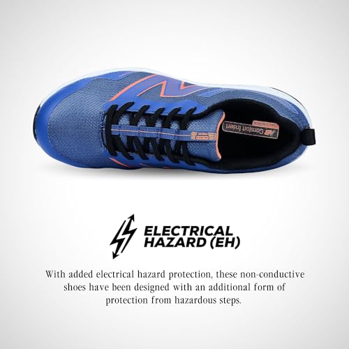 New Balance Men's Aluminum Toe Evolve Industrial Shoe, Blue/Orange, 9.5 - Image 6