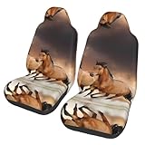 Large compatibilité : convient à la plupart des véhicules, y compris les voitures, SUV, camions et berlines, ces housses de siège avant universelles offrent un ajustement parfait pour une large gamme de sièges.