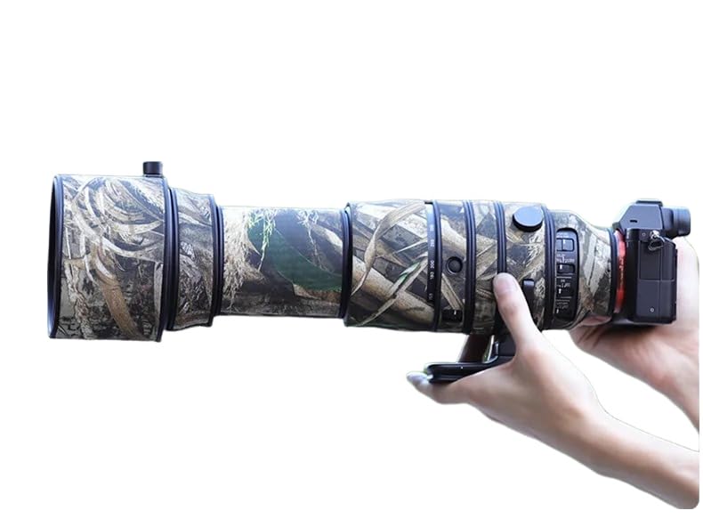 Housse Protection Objectif Canon RF 800mm F11 IS STM - Camouflage Pin, Imperméable, 7 Sections, Accès Aux Commandes - 2
