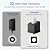 Purewell Square 2.25G Chlorine-Free Gravity Water Filter System with Water Level Window & Smart Timer, 3-Stage Filtration, Certified to Reduce Lead, Mercury, and Chlorine, SQ-2.25G