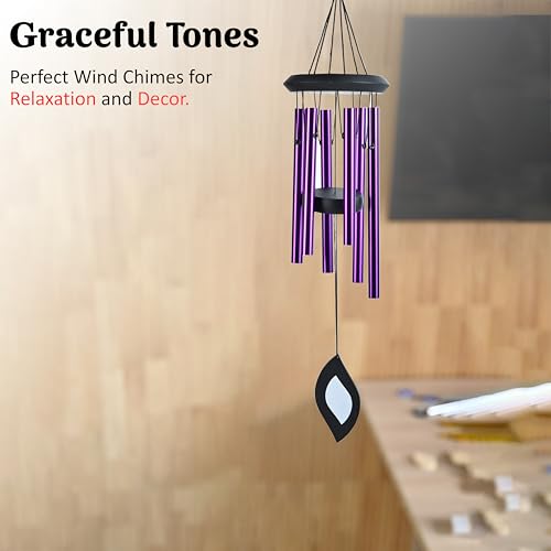 Image of ZAICUS Decorative Metal Wind Chime, Outdoor Wind Bell for Garden, Balcony, Patio, Yard & Home Entrance Decor