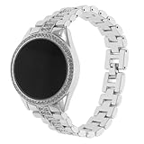 Warmhm Reloj de Gemas de Imitación para Mujer Pantalla Led, Diseño Elegante y Ligero, Adecuado para Uso Diario y Boda