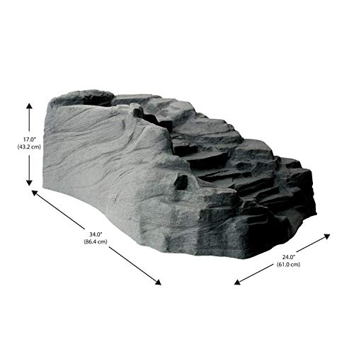 Algreen Products 91959 Tranquility Lightweight Polyethylene Outdoor Water Fountain Rock Waterfall thumb #3