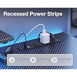 ODK 48 Inch Gaming Desk with USB Charging Ports and LED Lights, Reversible L Shaped Computer Desk with Storage Shelves & Monitor Stand, Corner Gamer Desk Table with Power Outlets, Black - Image 5