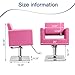 Hairdresser Barber Salon Chair,Capacity 330 Lbs - with Heavy Duty Hydraulic Pump, 360° Swivel Adjustable Spa Beauty Equipment, Hair Stylist Women Man for Barbershop,Home Hairdresser Hydraulic (Pink)