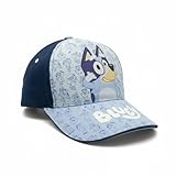 Gorra Bluey Niños con Visera - Gorra Infantil Bluey Cómoda, Transpirable y Ligera, Gorra Verano Ajustable, Protección Solar Playa, Piscina y Excursiones