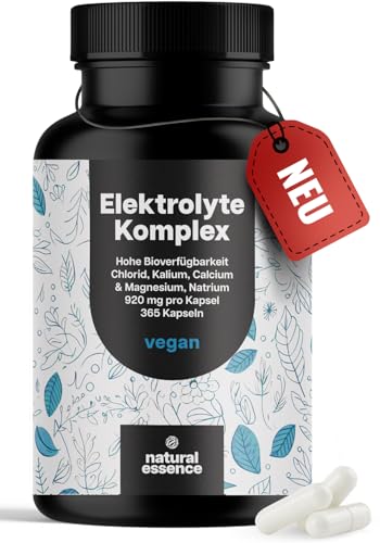 Elektrolyte Komplex - 365 Kapseln - mit Chlorid, Kalium, Calcium ...