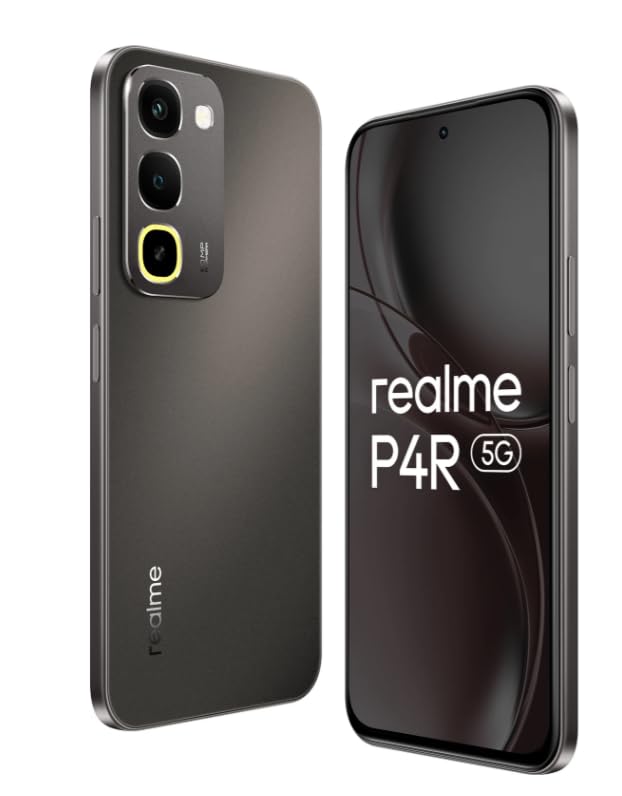 Image of realme P4R 5G Smartphone Titanium Glare 4 GB RAM 128 GB | 8000mAh Battery, 144Hz Display, 1200nits Brightness, 12hrs Stable Gaming, Triple Camera Setup