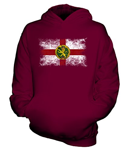 Sweat-shirt enfant doux et chaud Candymix Aurigny drapeau délavé pour l'hiver