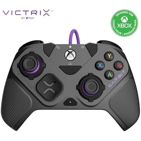 Victrix Gambit Prime Wired Tournament Controller - Xbox Series X|S, Xbox One, and Windows 10/11 PC Cover