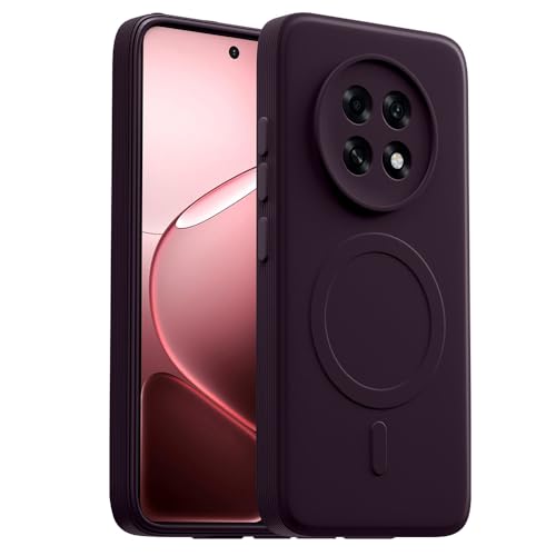 Image of Back Cover for Oppo F31 Pro Plus 5G | MagFit Ring Design (Non-Magnetic) | Shockproof Protection | Anti-Slip Grip | Raised Camera Edges | Slim Protective Case for Oppo F31 Pro Plus 5G (Purple)