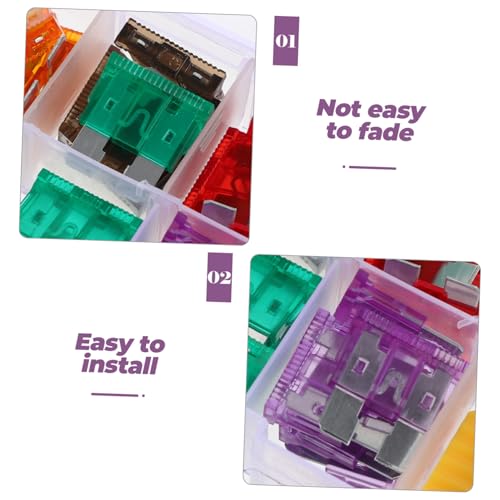 Kit de 50 fusibles automotrices mini para auto, RV y motorhome – Repuestos para automóvil, accesorios para vehículos recreativos miniatura 2