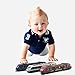 OTONOPI Toy Train Set High Speed Locomotive Engine Die Cast Model Car Sliding Linked Subway Bullet Train Set for Kids Pack of 3