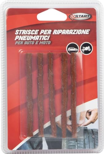 Start Strisce Per Riparazioni Pneumatici - Ideali Per Auto E Moto - Set 10 Pezzi - 3