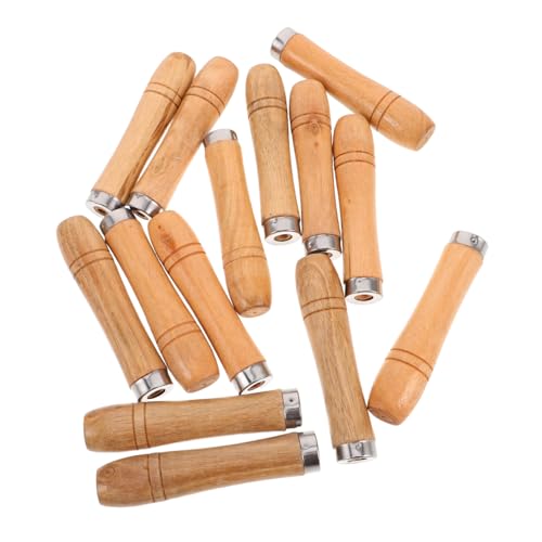 BUTIFULSIC 14pcs Barbecue Fork Grip Ergonomic Heat Resistant Handles for Skewers Nonslip Scald Design Detachable Rotisserie Forks Cooking Accessories for Bbq Enthusiasts