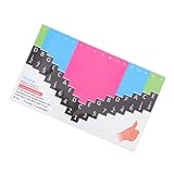 1pc Tone Colored Kalimba Sticker for Beginners Self Adhesive Kalimba Key Reminders Easy to Install and Replace Compact Musical Supply for Learning and Practice