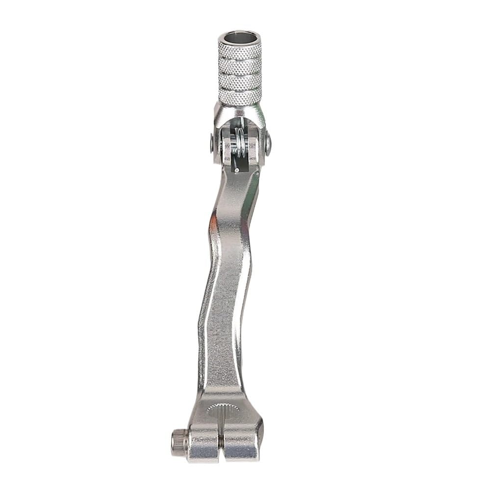 Lbcsrmh Silver Motorcycle Gear Lever Suitable Motorcycle Accessories Folding Gear Shift Lever For Nc 125 150 200 Atv Pit Bikes Gear Lever Motocross Enduro(Silver)
