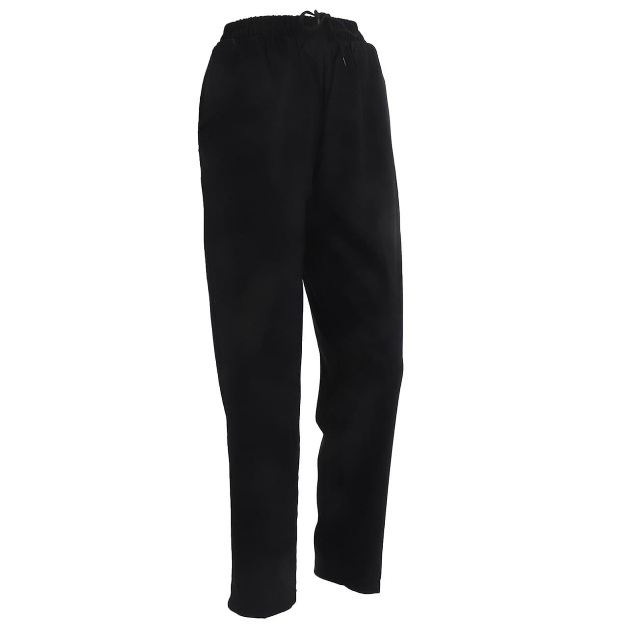 Pantalones de Chef Talla M Negros para Hombre Resistentes al Desgaste y Transpirables de Poliéster y Algodón Ideales para Trabajar en Restaurantes y Hoteles