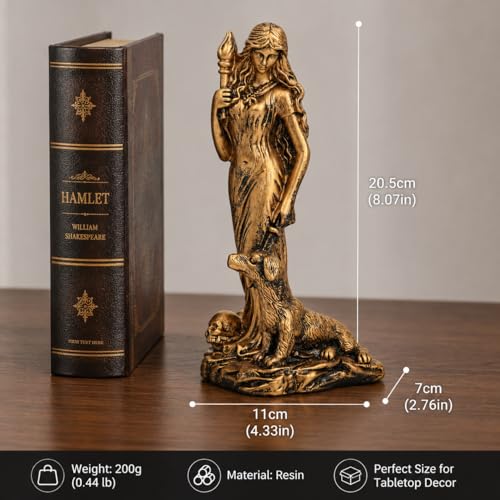 Estatua Hecate Diosa Griega de la Magia y Brujería miniatura 2