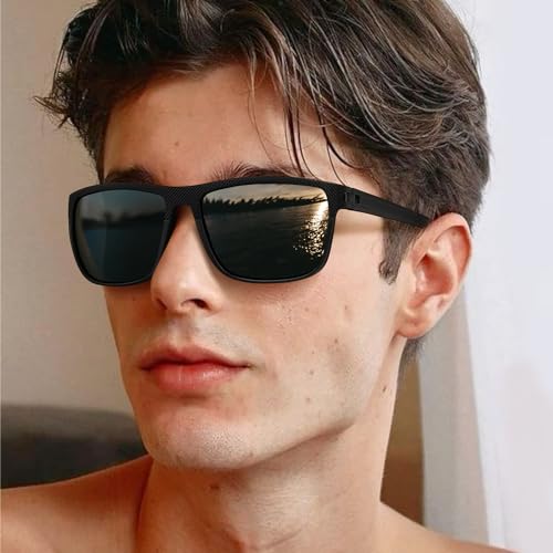 Wzerry Night Vision Glasses for Men, Yellow Tint Anti Glare Night Driving Glasses - Safe Driving Eyewear for Nighttime2