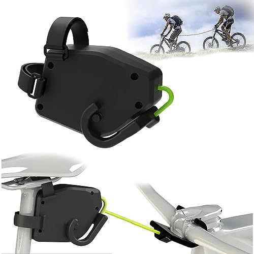 Cuerda de remolque para bicicleta infantil, cuerda de remolque para bicicleta retráctil, cuerda de remolque elástica para niños, accesorios para bicicleta de montaña, capacidad de carga de 90 kg