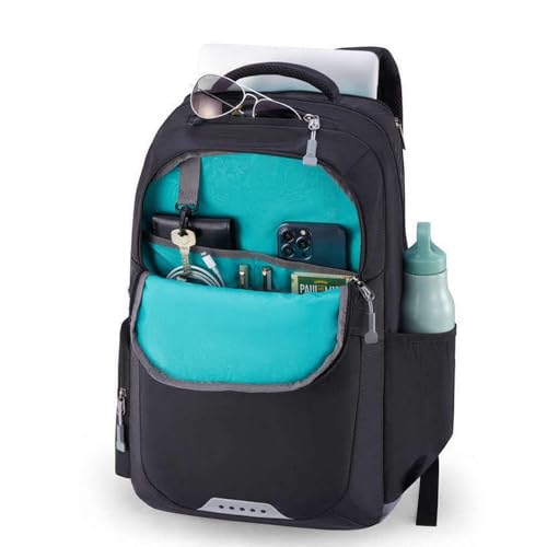 Image of American Tourister Zipper Brett 3.0 Polyester Men's Backpack (Free Size, Black)