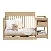 Graco Shiloh 5-in-1 Convertible Crib & Changer with Drawer (Driftwood) – GREENGUARD Gold Certified Baby Crib Crafted from Wood, Converts to Toddler Bed, Daybed, and Full-Size Bed