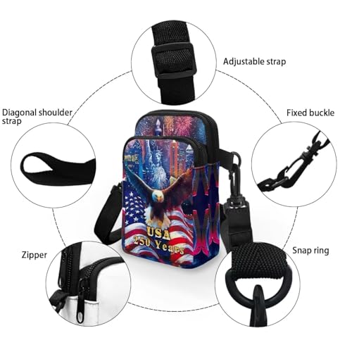 Image of Xpyiqun Small Crossbody Bag Women Phone Purses Sling Shoulder Handbag Cross Body Pouch Wallet Bags