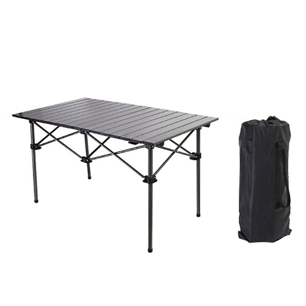 Amazon | [AiO JAPAN] アウトドア 95cm 大テーブル キャンプ ブラック