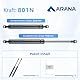 ARANA 700MM 800N Gasdruckfeder, 70cm 82KG Gasfeder Gasdruckdämpfer Ersatz Hydraulisch Halterung Für Wohnmobile Schranktür Spielzeugkiste Kastenabdeckung Wohnmobiltür DIY Anwendungen 2 Stück